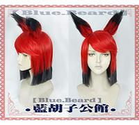 HBYLEE Hazbin Cosplay Hôtel ALASTOR Cosplay Perruques Accessoires de Cheveux Halloween Carnaval Noël Costumes Accessoires [Couleur : selon le plan]