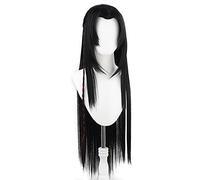 HBYLEE Perruque Anime Cosplay Anime Tian Guan Ci Fu Cosplay Hua Cheng Perruque tressée noire longs cheveux lisses Ciel bénédiction officielle Style antique chinois [Couleur : selon le plan]