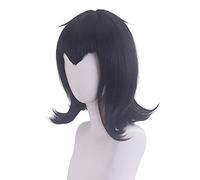 HBYLEE - Perruque cosplay pour Halloween femmes hôtel sorcière mavis fête mavis style perruque courte noire [Couleur : noir]