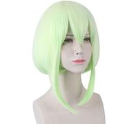 HBYLEE - Perruque de cosplay anime pour Halloween, mode, fête de Noël, déguisement, perruque, promea, mad burnish, Lio Fotia, dégradé [Couleur : dégradé]