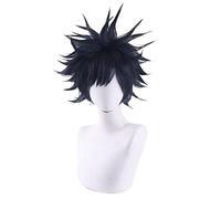 HBYLEE Perruque de cosplay Anime Role Play For Fushiguro Megumi - Cheveux courts - Cheveux courts - Pour Halloween, carnaval, fête - Couleur :