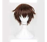 HBYLEE Perruque de cosplay Anime Seraph - Yoichi Saotome - Perruque courte - Cheveux bruns + perruque synthétique résistante à la chaleur - Couleur : marron