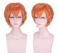 HBYLEE Perruque de cosplay pour pays du Lustrous Zircon Court Curly Hair Houseki No Kuni Halloween Party Role Play Wigs [Couleur : jaune]