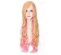 HBYLEE - Perruque longue ondulée 2018 tendance orange rose ombré Anime Cosplay Harajuku Lolita Perruques de cheveux pour femmes 4 modèles disponibles PL-190 [Couleur : PL-190]