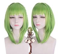 HBYLEE Perruque parfaite pour les fêtes au quotidien - Bound Adolescent Hanako-Kun Cos Wig Qifeng Cherry Tender Green Inner Buckle Braid Shape [Couleur : selon le plan]