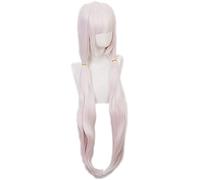 HBYLEE Perruque pour cosplay Anime Coser Wig Nekopara Cosplay Femme Rose Long Bang Droit Perruque pour Halloween