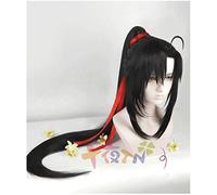 HBYLEE Perruque pour cosplay Biamoxer 7 styles Grandmaster Of Demonic Cultivation Blanc Wuxian Style Noir Longue Perruque Cosplay Rouge Bandeau Free Style 1