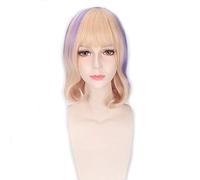 HBYLEE - Perruque tendance sexy ombrée avec frange Anime Cosplay cheveux synthétiques Costume d'Halloween Harajuku Lolita Party Perruques pour femmes 6 modèles PL-195 [Couleur : PL-195]