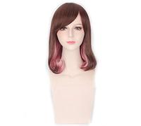 HBYLEE - Perruque tendance sexy ombrée avec frange Anime Cosplay cheveux synthétiques Costume d'Halloween Harajuku Lolita Party Perruques pour femmes 6 modèles PL-184 [Couleur : PL-184]