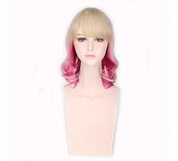 HBYLEE - Perruque tendance sexy ombrée avec frange Anime Cosplay cheveux synthétiques Costume d'Halloween Harajuku Lolita Party Perruques pour femmes 6 modèles PL-016 [Couleur : PL-016]