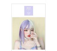 HBYLEE Uwowo Perruque Lolita violette et blanche pour cosplay - Cheveux synthétiques résistants à la chaleur - Cheveux colorés - Couleur : selon le plan