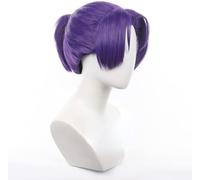 HBYLEE Wig Anime Cosplay Anime Blue Lock Reo Mikage Perruque de Cosplay Queue de cheval violette Cheveux courts Halloween Accessoires Costume Fête Perruque + bonnet [Couleur : selon le plan]