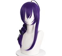 HBYLEE - Wig Anime Cosplay Ensemble Stars Alkaloid Ayase Mayoi Cosplay Cheveux synthétiques longs résistants à la chaleur pour Halloween Party Jeu de rôle Perruques [Couleur : violet]