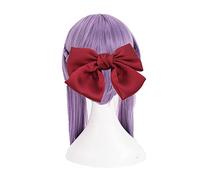 HBYLEE Wig Anime Cosplay Jeu de rôle pour Seraph of The End Hiiragi Shinoa Hiragi Cosplay Perruques cheveux violet clair [Couleur : selon le plan]