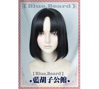HBYLEE -Wig for cosplay Biamoxer Ryougi Shiki Perruque noire Cosplay Halloween FGO Le Jardin des pécheurs Jeu de rôle Perruque de cheveux