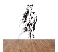HBYUEHAN Grand Animal cheval autocollant Mural salon chambre Jungle Animal Animal autocollant enfants chambre pépinière vinyle décoratif Art Mural