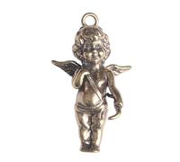 HBZLYS Laiton Faire Vieux Eros Cupidon Porte - clés Pendentif Petit Ange divinité Couple Pendentif Petit Bronze