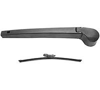 HBZYD Bras D'Essuie-Glace De Pare-Brise ArrièRe Et Lame,Apte pour VW Polo MK5 Hatch 2009 2010 2011 2012 2013 2014 2015 2016 Size 11.2" Caoutchouc Naturel Toutes Saisons Kit Lame Essuie-Glace