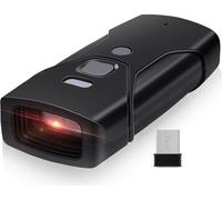 HC-202D Scanner portable de codes à barres à main, connexion filaire + 2,4 G + Bluetooth à trois modes, prend en charge le cadre de lecture unidimensionnel bidimensionnel en hauteur (avec interrupteur