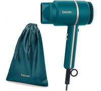 Beurer HC 35 Ocean Sèche-cheveux compact avec fonction ionique pour des cheveux brillants et lisses, embout concentrateur inclus, puissance de 1600-2000 Watt