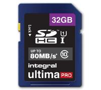 Integral INSDH32G10-80U1 mémoire flash 32 Go SD UHS-I