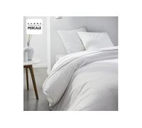 Parure De Lit 2 Personnes Uni Coton 220x240 Cm