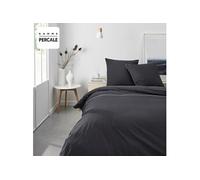 Parure De Lit 2 Personnes Uni Coton 240x260 Cm