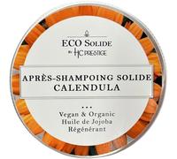 HC Prestige Après-Shampoing Solide Calendula - Démêlant Naturel & Vegan - Sans Sulfate, Sans Silicone - Nourrit, Hydrate & Fait Briller Tous Types de Cheveux - Zéro Déchet - 60 g + Boîte Métal