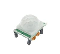 HC-SR501 HC-SR505 AM312 Module mini-capteur de mouvement pyroélectrique PIR réglable avec support(HC-SR501 green board)