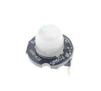 HC-SR501 HC-SR505 AM312 Module mini-capteur de mouvement pyroélectrique PIR réglable avec support(SR602)