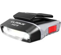 Hc3 Clip Rechargeable Led Phare Rotatif Casquette À Bille Visière Lumière Mains Libres Avec Lumière Rouge Pour La Pêche En Cours D'exécution Camping Lecture Travail(Usb C)