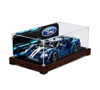 HCAEIOFJ Lego Technic 42154 Vitrine en acrylique transparent pour Ford GT (vitrine uniquement) (fond noyer)