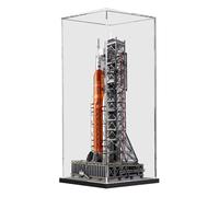 HCAEIOFJ Vitrine en acrylique transparent pour icônes 10341, applicable au système de lancement spatial Artemis de la NASA, fond noir