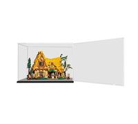 HCAEIOFJ Vitrine en acrylique transparent pour Lego 43242 - Convient pour Blanche-Neige et les Sept Nains - Boîte de présentation (vitrine uniquement) - Fond noir 2