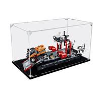 HCAEIOFJ Vitrine en acrylique transparent pour Lego Technic 42076 - Convient pour aéroglisseur (vitrine uniquement) - Fond noir 3 mm