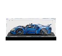 HCAEIOFJ Vitrine en acrylique transparent pour Lego Technic 42154 compatible avec Ford GT (vitrine uniquement) (fond noir)