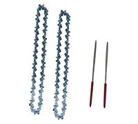 hcaioz Chaîne de tronçonneuse 1/4 Pouces, Mini-chaînes en Acier 6, Accessoires for tronçonneuses électriques, chaînes Remplacement for Mini-tronçonneuses dao.