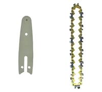 hcaioz Chaîne de tronçonneuse dorée 4 Pouces for électrique et pièces chaîne, kit Guide-Lame Rechange for Outils électriques dao.