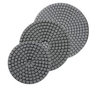 hcaioz Disque de polissage diamanté flexible 125 mm, 100, 80, 3/4/5 pouces, for carrelage, marbre, granit, béton fer.