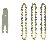 hcaioz Ensemble de Lames tronçonneuse dorées 4 Pouces, Mini scie électrique Portable sans Fil, 28 nœuds, 14 Couteaux, à Batterie for Outils Jardinage en Bois dao.