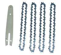 hcaioz Guide-chaîne de 6 Pouces, 1/4 po, scie électrique, 36 nœuds, 18 Couteaux, Remplacement Mini-chaînes tronçonneuse en Acier, Outil Jardinage dao.