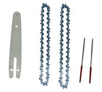hcaioz Guide-chaîne de tronçonneuse 6 Pouces et chaîne scie 36 maillons d'entraînement 1/4''P for électrique sans balais, Rechange for Coupe-Bois dao.