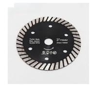 hcaioz Lame de scie diamantée 75 mm diamètre for carrelage, acier, béton, mini-meuleuse, alésage 10, disque coupe en for granit, marbre et chlorure polyvinyle f