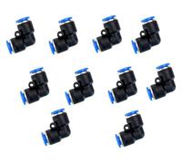 hcaioz Raccord pneumatique for tuyau, connecteur d'air, raccord rapide, d'arrosage, connecteurs en plastique PU PY 4/6/8/10/12/14 mm fgg.
