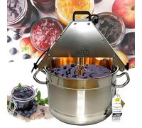 HCAUYNN Agitateurs électriques, 50 W Max, capacité 10 L, mélangeur Professionnel à Double Pale pour Confiture avec Ventilateur de séchage auxiliaire, lumière pour sauces, Confiture 201Material