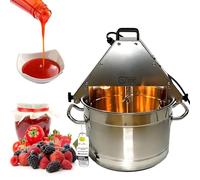HCAUYNN Agitateurs électriques Polyvalents 10 L pour Cuisines Professionnelles, agitateur électrique 50 W, traite de l'assaisonnement de Fondue aux Garnitures de Desserts 201Material