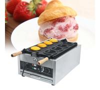 HCAUYNN Gaufrier Professionnel à pièces, 3000 W, revêtement antiadhésif, température réglable de 50 à 300 °C, idéal pour Les Restaurants, boulangeries et Snacks