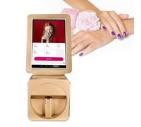 HCAUYNN Imprimante d'art D'Ongle De RéSolution De 2400 Dpi, Un Seul Doigt InséRé pour Imprimer, Machine d'impression éLectrique d'art D'Ongle, pour La Maison/Salon De Manucure/Amateurs D'Ongles