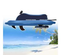 HCAUYNN Jet Ski électrique gonflable pliable, avec scooter sous-marin de plongée, moteur sans balais 9 km/h, batterie 10 000 mAh/16 000 mAh, bateau à moteur + 700 W 16 A
