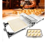 HCAUYNN Laminoir à pâte en Acier Inoxydable à épaisseur réglable, Machine à laminer Pliable pour Pizzas et pâtes feuilletées